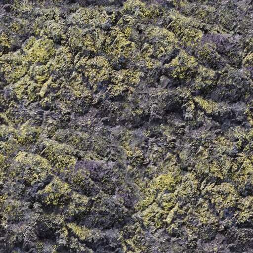 4096 x 4096 seamless pot tileable dark rock bark pattern green mold Rock bark mold free texture