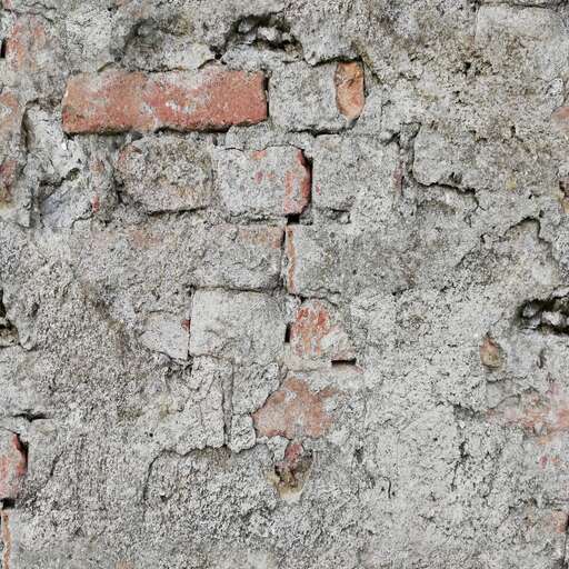 Cement bricks wall is a royalty-free texture in the category: seamless pot tileable wall concrete cement broken pattern irregular bricks
