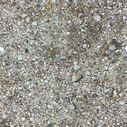 Ground soil gravel pebbles is a royalty-free texture in the category: seamless pot ground tileable gravel pattern soil pebbles