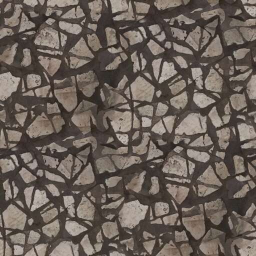 4096 x 4096 seamless pot ground tileable stone pattern Irregular stone ground free texture
